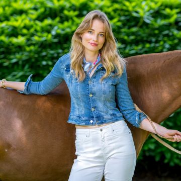 Denim jacket HVS-Aniek -  Denim Blue