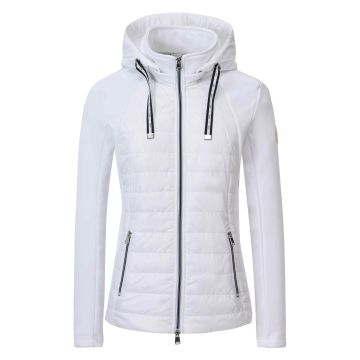 Hooded cardigan HVSEllys -  White