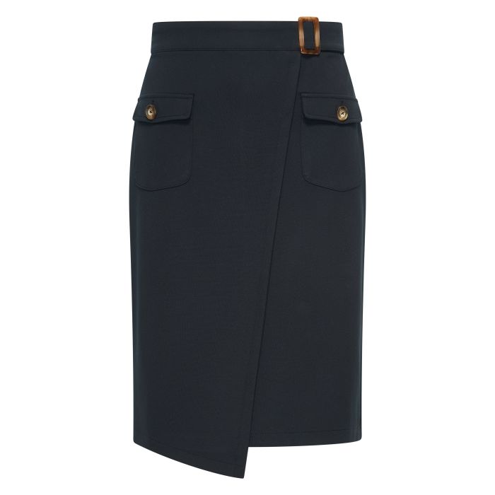Skirt HVSSofia - 9000 - Black Skirt HVSSofia - 9000 - Black