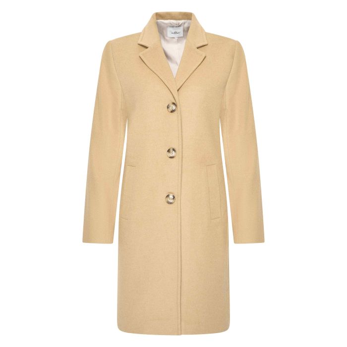 Woolen coat HVSMiranda - 1010 - Sand