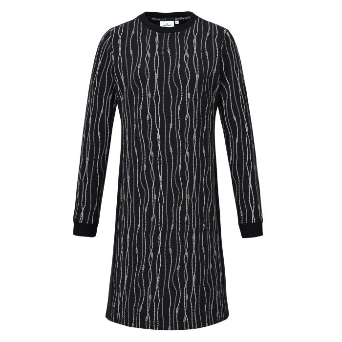 Dress HVSLeva - 9024 - Black AOP