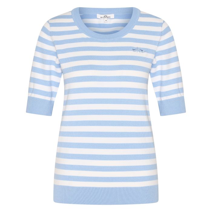 Knitted top HVSKatie - 5045 - Lightblue