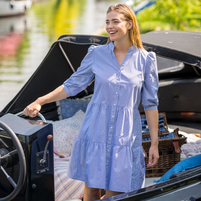 Dress HVSAlora - 5580 - Navy-White