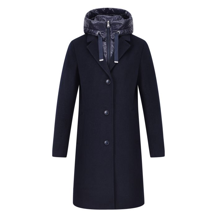Woolmix coat HVSArianna - 5001 - Navy Woolmix coat HVSArianna - 5001 - Navy