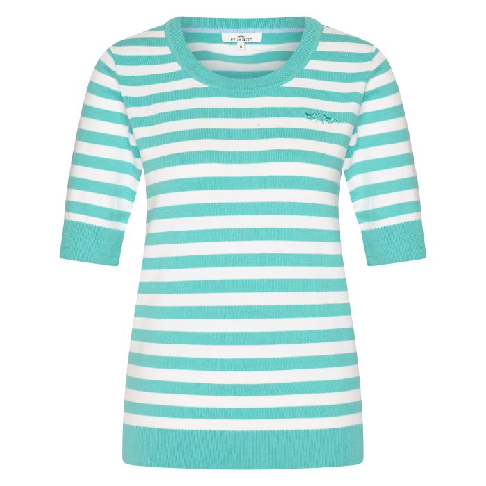Knitted top HVSKatie - 6001 - Turquoise