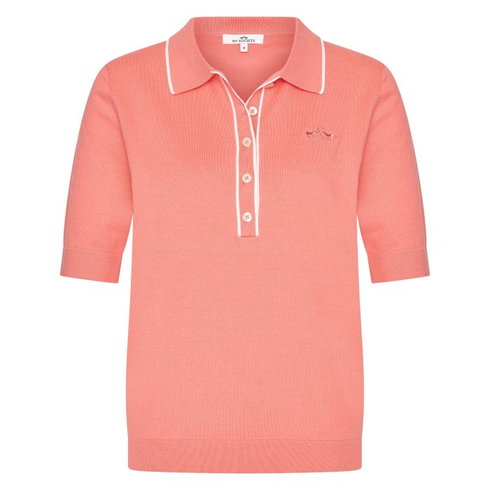 Knitted polo HVSJazlyn - 2040 - Peach