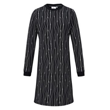 Dress HVS-Leva -  Black AOP