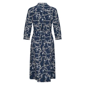 Dress HVSMicah -  Navy AOP