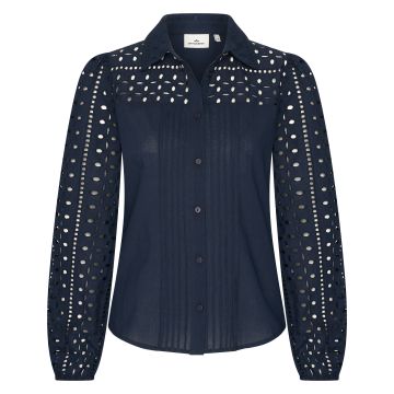 Blouse HVS-Floor -  Navy