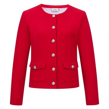 Sweat jacket HVS-Jona -  Red