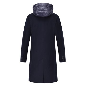 Woolmix coat HVSArianna -  Navy