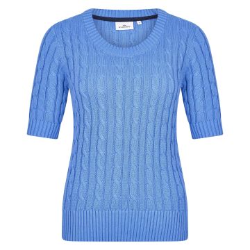 Knitted pullover HVSPaige -  Blue