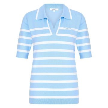 Knitted top HVSRiver -  Lightblue