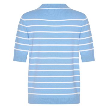 Knitted polo HVS-Jiska -  Sea