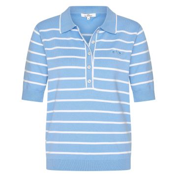 Knitted polo HVS-Jiska -  Sea