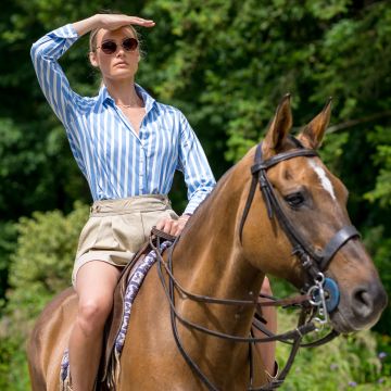 Blouse HVS-Anou -  Sea