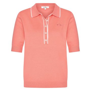 Knitted polo HVS-Jazlyn -  Peach