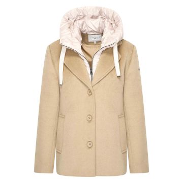 Woolmix jacket HVS-Autumn -  Sand