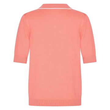 Knitted polo HVS-Jazlyn -  Peach